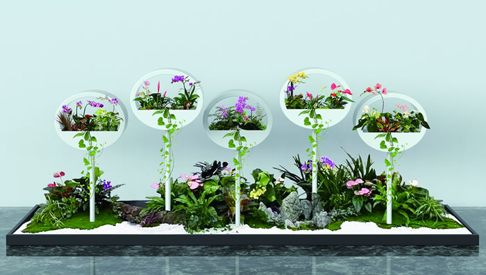 室內(nèi)租賃組合花箱